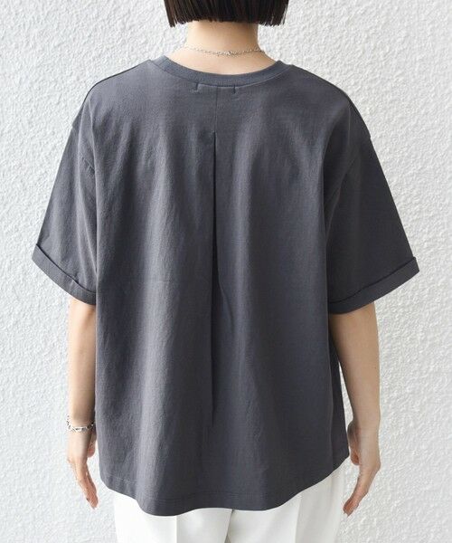 SHIPS / シップス Tシャツ | 《予約》【WEB限定】バック タック ショート スリーブ ロゴ プリント TEE | 詳細25