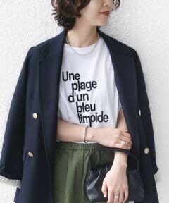 SHIPS / シップス Tシャツ | 　《一部予約》メルティ コットン プリント ロゴ ショート スリーブ Tシャツ