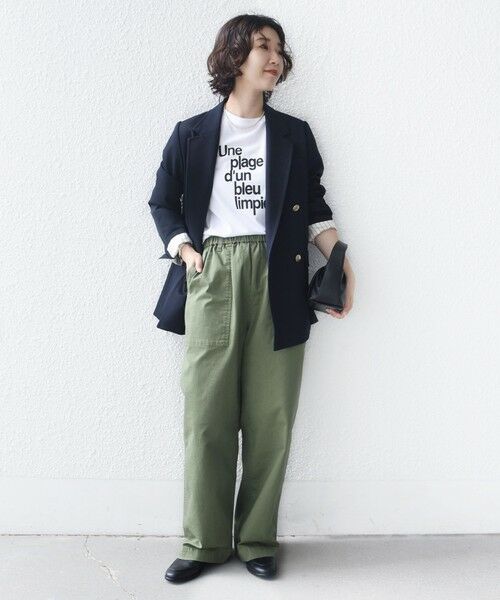 SHIPS / シップス Tシャツ | 　《一部予約》メルティ コットン プリント ロゴ ショート スリーブ Tシャツ | 詳細1