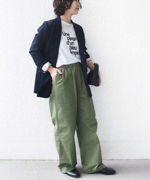 SHIPS / シップス Tシャツ | 　《一部予約》メルティ コットン プリント ロゴ ショート スリーブ Tシャツ | 詳細2