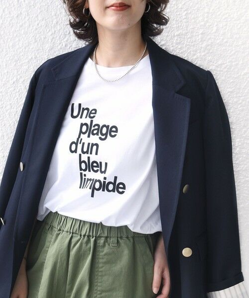 SHIPS / シップス Tシャツ | 　《一部予約》メルティ コットン プリント ロゴ ショート スリーブ Tシャツ | 詳細4