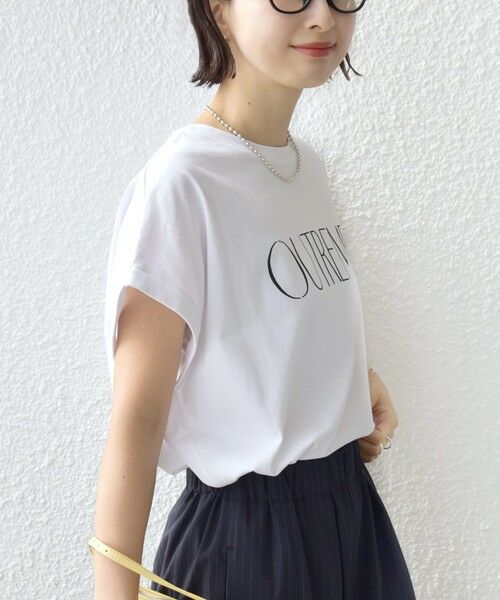 SHIPS / シップス Tシャツ | 　《一部予約》メルティ コットン プリント ロゴ ショート スリーブ Tシャツ | 詳細13