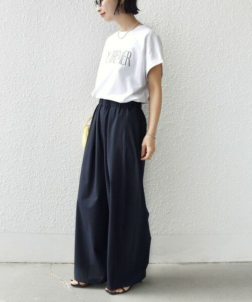 SHIPS / シップス Tシャツ | 　《一部予約》メルティ コットン プリント ロゴ ショート スリーブ Tシャツ | 詳細10