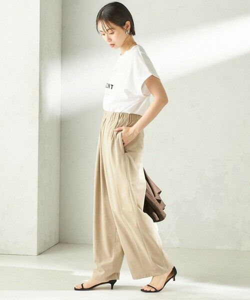 SHIPS / シップス Tシャツ | 《一部追加予約》メルティ コットン プリント ロゴ ショート スリーブ Tシャツ | 詳細17