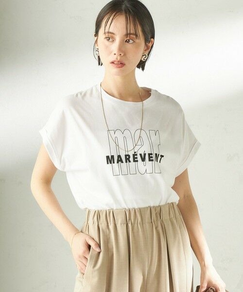 SHIPS / シップス Tシャツ | 《一部追加予約》メルティ コットン プリント ロゴ ショート スリーブ Tシャツ | 詳細20