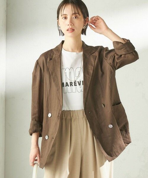 SHIPS / シップス Tシャツ | 《一部追加予約》メルティ コットン プリント ロゴ ショート スリーブ Tシャツ | 詳細21