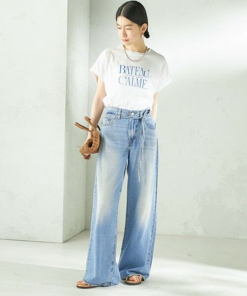 SHIPS / シップス Tシャツ | メルティ コットン プリント ロゴ ショート スリーブ Tシャツ | 詳細23