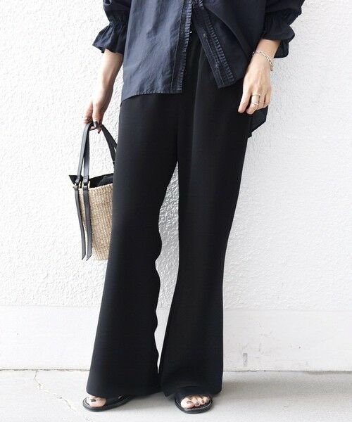 SHIPS / シップス その他パンツ | 堀田茜×SHIPS:〈手洗い可能〉ダブルクロス ベルト 付き パンツ | 詳細11