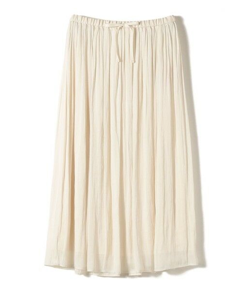 SHIPS / シップス ロング・マキシ丈スカート | 〈手洗い可能〉シアー メッシュ ギャザー スカート | 詳細9