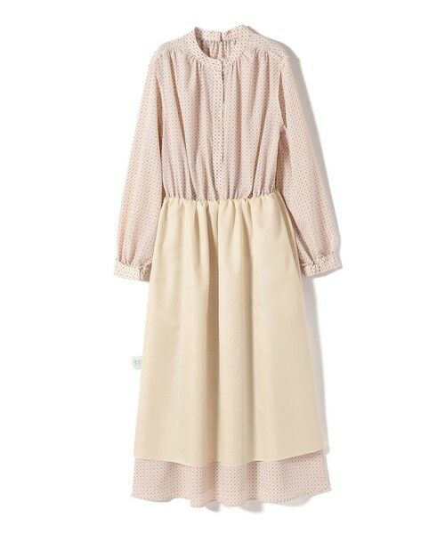 SHIPS / シップス ロング・マキシ丈ワンピース | 〈手洗い可能〉2WAY プリント タイ 長袖 ワンピース | 詳細9