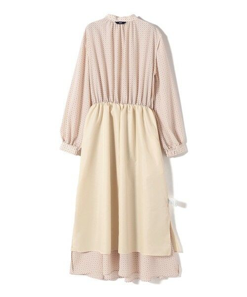 SHIPS / シップス ロング・マキシ丈ワンピース | 〈手洗い可能〉2WAY プリント タイ 長袖 ワンピース | 詳細10