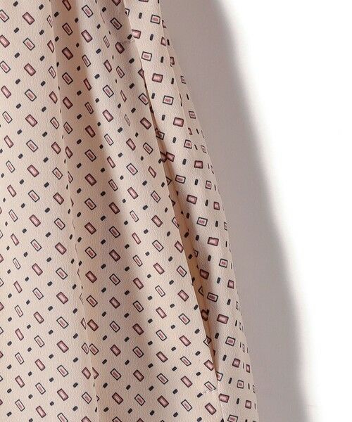 SHIPS / シップス ロング・マキシ丈ワンピース | 〈手洗い可能〉2WAY プリント タイ 長袖 ワンピース | 詳細13