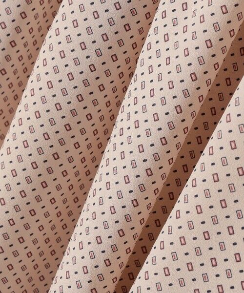 SHIPS / シップス ロング・マキシ丈ワンピース | 〈手洗い可能〉2WAY プリント タイ 長袖 ワンピース | 詳細15