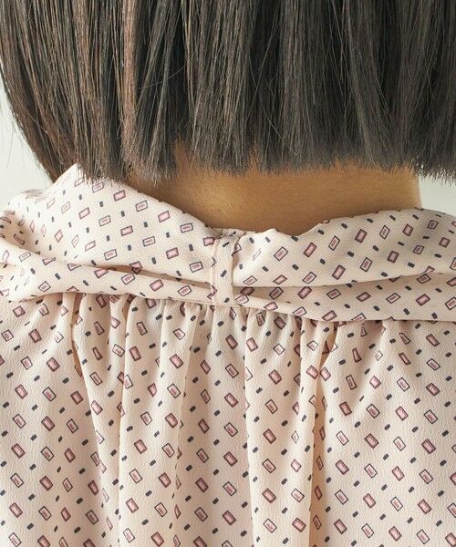 SHIPS / シップス ロング・マキシ丈ワンピース | 〈手洗い可能〉2WAY プリント タイ 長袖 ワンピース | 詳細23