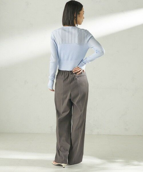 SHIPS / シップス カーディガン・ボレロ | 堀田茜×SHIPS:〈手洗い可能〉アイレット ニット カーディガン | 詳細28