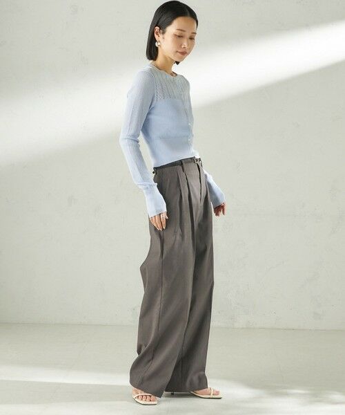 SHIPS / シップス カーディガン・ボレロ | 堀田茜×SHIPS:〈手洗い可能〉アイレット ニット カーディガン | 詳細29