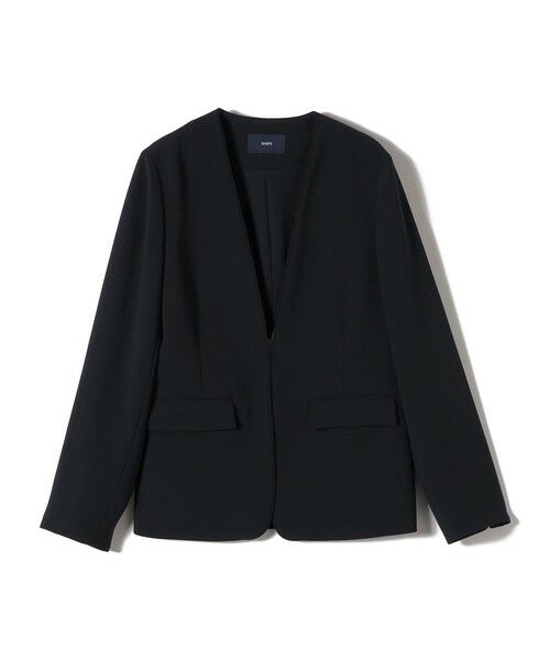 SHIPS / シップス ノーカラージャケット | 〈接触冷感 / UVカット〉Refinel カラーレス ジャケット（セレモニー対応可） | 詳細20
