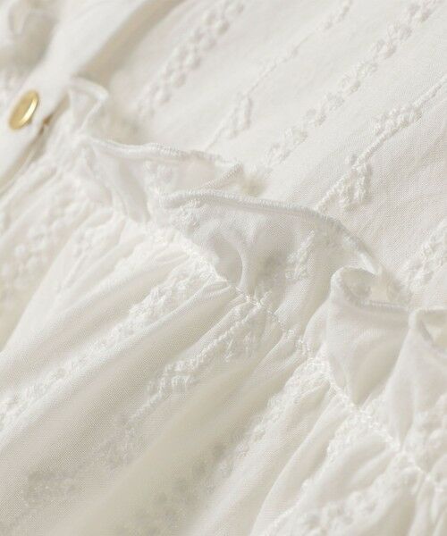 SHIPS / シップス シャツ・ブラウス | SHIPS KIDS:100〜130cm / ギャザーフリル 刺繍 ブラウス | 詳細13