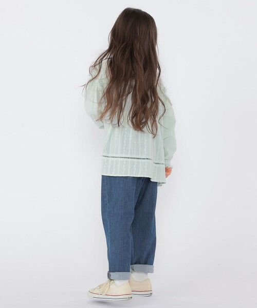 SHIPS / シップス シャツ・ブラウス | SHIPS KIDS:100〜130cm / ギャザーフリル 刺繍 ブラウス | 詳細22