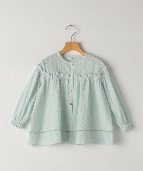 SHIPS / シップス シャツ・ブラウス | SHIPS KIDS:100〜130cm / ギャザーフリル 刺繍 ブラウス | 詳細23