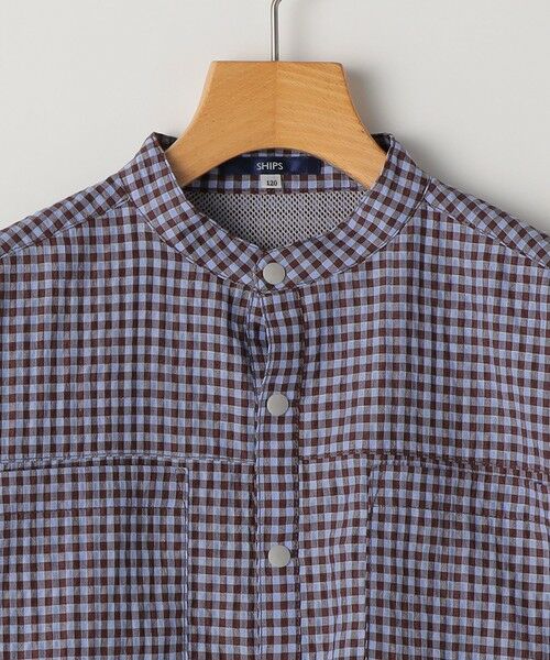 SHIPS / シップス シャツ・ブラウス | SHIPS KIDS:100〜130cm /〈UVカット/吸水速乾〉ドライタッチ バンドカラー シャツ | 詳細12
