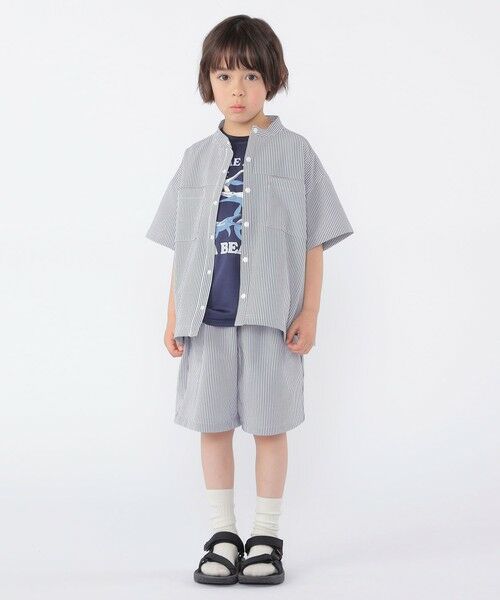 SHIPS / シップス シャツ・ブラウス | SHIPS KIDS:100〜130cm /〈UVカット/吸水速乾〉ドライタッチ バンドカラー シャツ | 詳細20