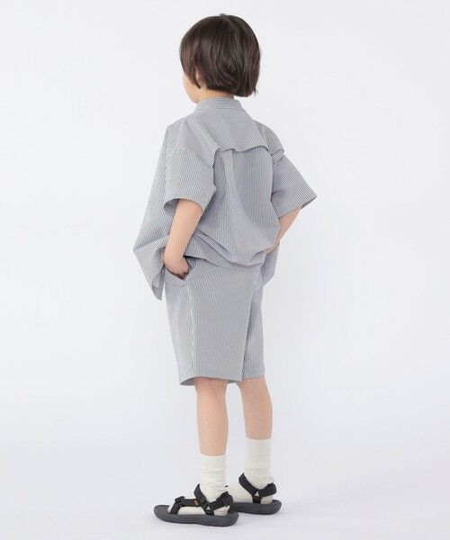 SHIPS / シップス シャツ・ブラウス | SHIPS KIDS:100〜130cm /〈UVカット/吸水速乾〉ドライタッチ バンドカラー シャツ | 詳細21