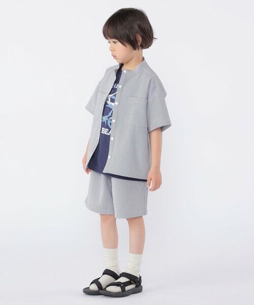 SHIPS / シップス シャツ・ブラウス | SHIPS KIDS:100〜130cm /〈UVカット/吸水速乾〉ドライタッチ バンドカラー シャツ | 詳細22