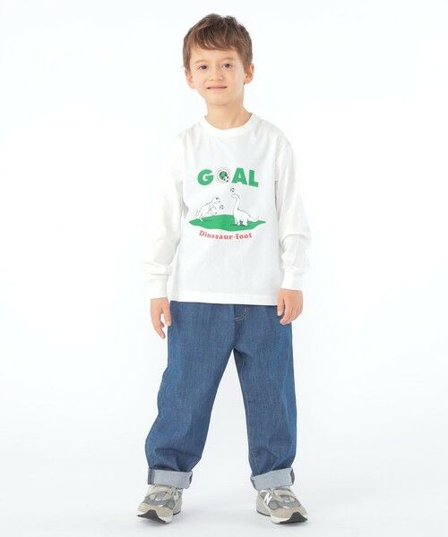 SHIPS / シップス カットソー | 【SHIPS KIDS別注】ARCH＆LINE:100〜130cm / 恐竜 長袖 Tシャツ | 詳細11