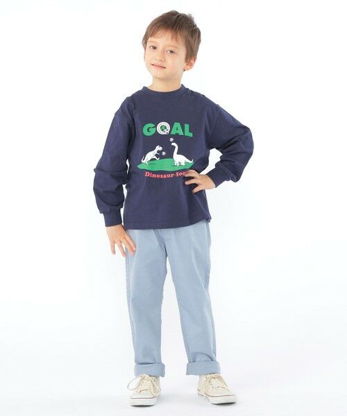 SHIPS / シップス カットソー | 【SHIPS KIDS別注】ARCH＆LINE:100〜130cm / 恐竜 長袖 Tシャツ | 詳細27