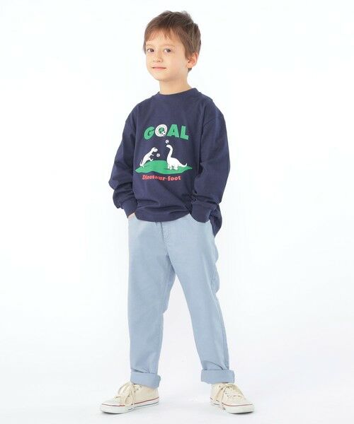 SHIPS / シップス カットソー | 【SHIPS KIDS別注】ARCH＆LINE:100〜130cm / 恐竜 長袖 Tシャツ | 詳細28