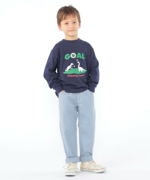 SHIPS / シップス カットソー | 【SHIPS KIDS別注】ARCH＆LINE:100〜130cm / 恐竜 長袖 Tシャツ | 詳細29