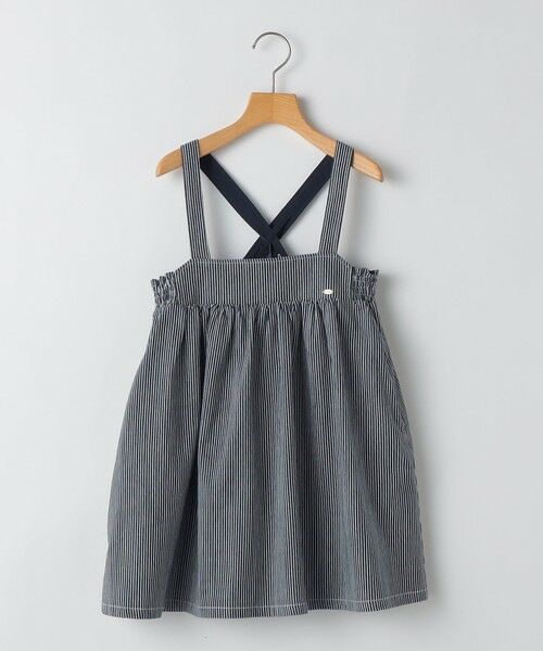 SHIPS / シップス ロング・マキシ丈スカート | SHIPS KIDS:100〜130cm/ライトデニム ジャンパースカート | 詳細7