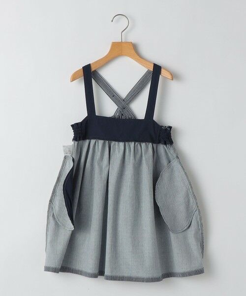 SHIPS / シップス ロング・マキシ丈スカート | SHIPS KIDS:100〜130cm/ライトデニム ジャンパースカート | 詳細9