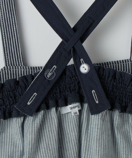 SHIPS / シップス ロング・マキシ丈スカート | SHIPS KIDS:100〜130cm/ライトデニム ジャンパースカート | 詳細13