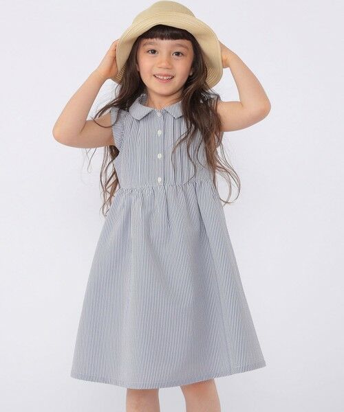 SHIPS / シップス ロング・マキシ丈ワンピース | SHIPS KIDS:100〜130cm /〈UVカット/吸水速乾〉ドライタッチ ワンピース | 詳細2