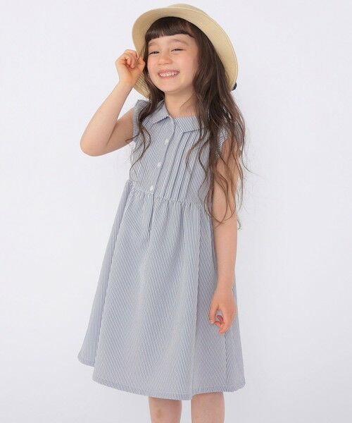 SHIPS / シップス ロング・マキシ丈ワンピース | SHIPS KIDS:100〜130cm /〈UVカット/吸水速乾〉ドライタッチ ワンピース | 詳細4