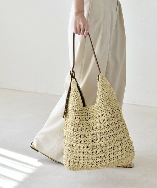 SHIPS / シップス トートバッグ | quaranciel: バックル ショルダー ペーパー トート バッグ（A4対応） | 詳細7