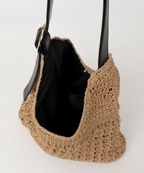 SHIPS / シップス トートバッグ | quaranciel: バックル ショルダー ペーパー トート バッグ（A4対応） | 詳細22