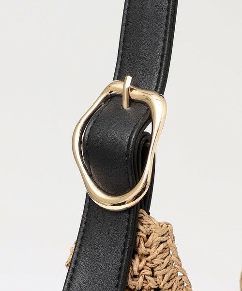 SHIPS / シップス トートバッグ | quaranciel: バックル ショルダー ペーパー トート バッグ（A4対応） | 詳細24