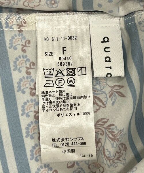 SHIPS / シップス シャツ・ブラウス | quaranciel:〈洗濯機可能〉フラワー スカーフ プリント ギャザー パフ ブラウス | 詳細13