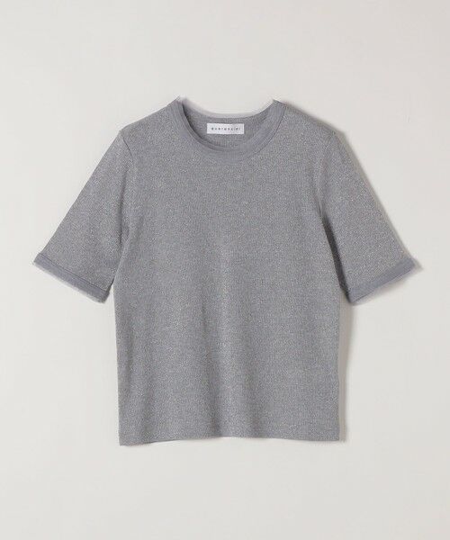 SHIPS / シップス Tシャツ | quaranciel:〈手洗い可能〉ラメ チュール リブ コンパクト TEE | 詳細25