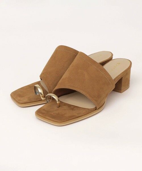 SHIPS / シップス サンダル | quaranciel: トゥリング メタル ヒール サンダル | 詳細10