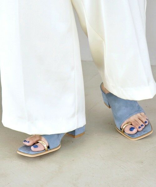 SHIPS / シップス サンダル | quaranciel: トゥリング メタル ヒール サンダル | 詳細19