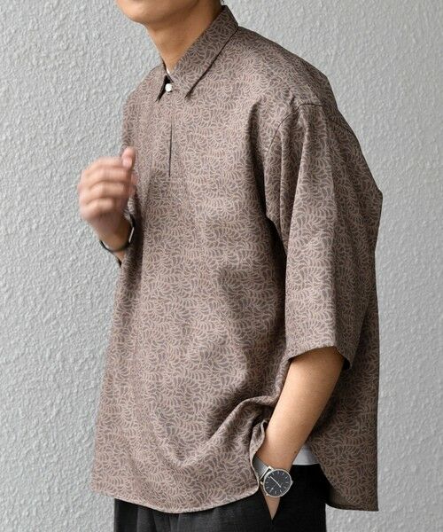 SHIPS / シップス シャツ・ブラウス | SHIPS any:〈UVカット〉FUTURE LINEN CANVAS リネンライク スキッパー プルオーバーシャツ◇ | 詳細7