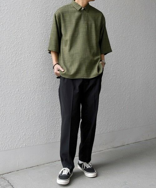 SHIPS / シップス シャツ・ブラウス | SHIPS any:〈洗濯機可能〉FUTURE LINEN CANVAS リネンライク スキッパー プルオーバーシャツ◇ | 詳細14