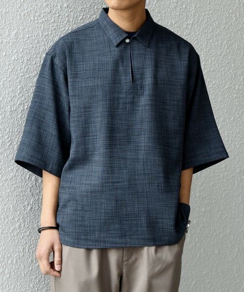 SHIPS / シップス シャツ・ブラウス | SHIPS any:〈UVカット〉FUTURE LINEN CANVAS リネンライク スキッパー プルオーバーシャツ◇ | 詳細29