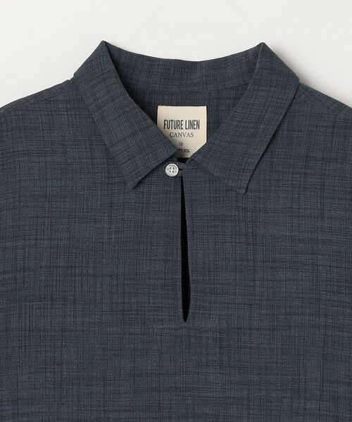 SHIPS / シップス シャツ・ブラウス | SHIPS any:〈洗濯機可能〉FUTURE LINEN CANVAS リネンライク スキッパー プルオーバーシャツ◇ | 詳細30