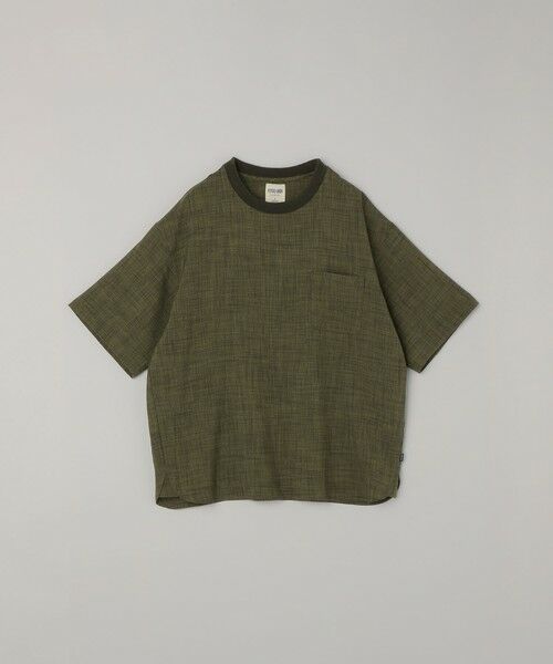 SHIPS / シップス Tシャツ | SHIPS any:〈UVカット〉FUTURE LINEN CANVAS リネンライク デザイン リブ ポケット Tシャツ◇ | 詳細13