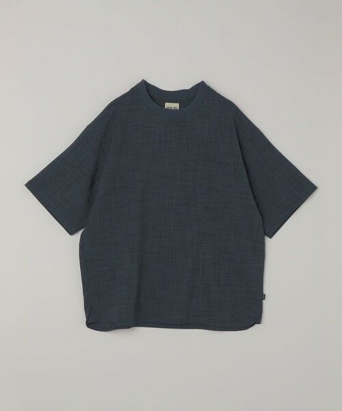 SHIPS / シップス Tシャツ | SHIPS any:〈UVカット〉FUTURE LINEN CANVAS リネンライク デザイン リブ ポケット Tシャツ◇ | 詳細20